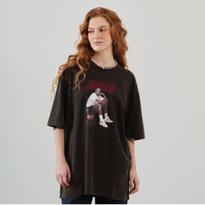 Jordan Tee Shirt Print Mj  Zwart  Dames