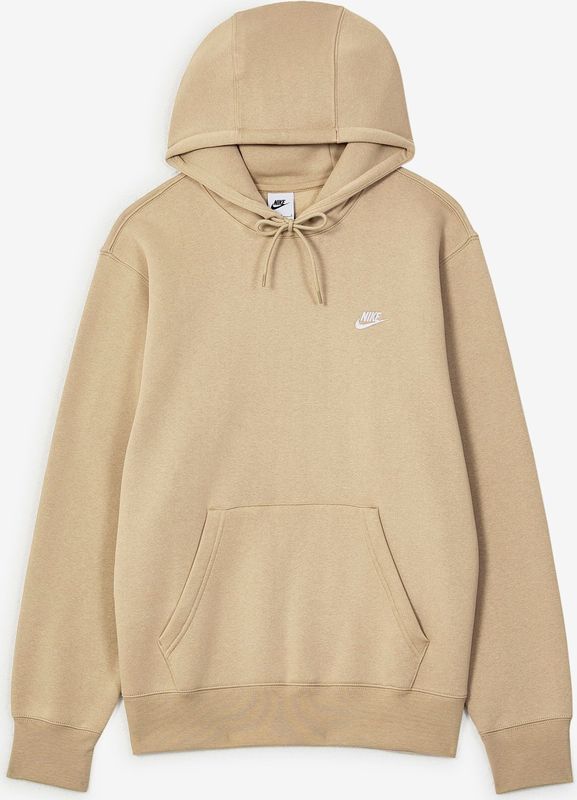Nike - Club Fleece Hoodie - Beige Wit