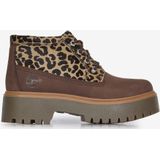 Timberland - Stone Street Cheetah - Sneakers - Beige/Zwart - Dames