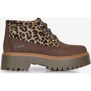 Timberland - Stone Street Cheetah - Sneakers - Beige/Zwart - Dames