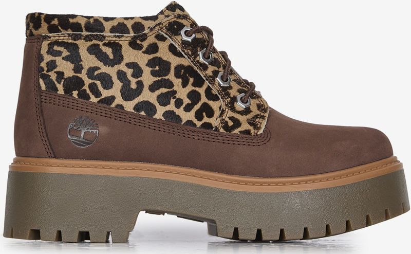 Timberland - Stone Street Cheetah - Sneakers - Beige/Zwart - Dames