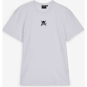One Piece Tee Shirt Skull Zoro  Wit  Heren
