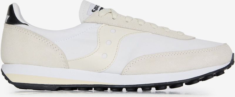 saucony Sneakers laag 'Trainer 80'  lichtbeige / zwart / wit