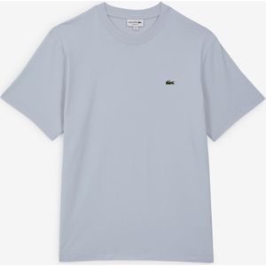 Lacoste Tee Shirt Classic Small Logo  Blauw  Heren