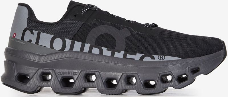 On - Cloudmonster - Sneakers - Zwart - Hardloopschoenen