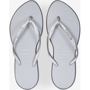 Slippers Sneakers Havaianas Slim Point  Zilver  Dames