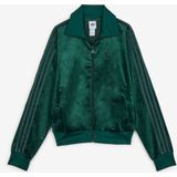 adidas  Jacket Fz Adicolor Velvet Groen Dames