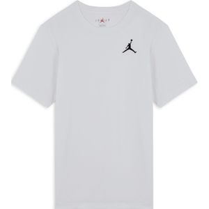Jordan Tee Shirt Jumpman Embroidery  Wit/zwart  Heren
