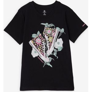 Converse Tee-shirt Floral Sneaker Noir/rose  Noir/rose  Unisex