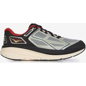 HOKA - CLIFTON ONE9 - Sneakers - Grijs Lichtgroen Rood Zwart