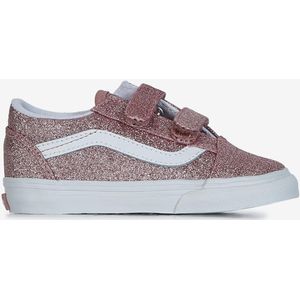 Vans - Old Skool V - Sneakers - Roze - Glitter - Unisex
