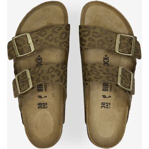 Slippers Sneakers Birkenstock Arizona Cheetah  Khaki  Dames