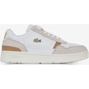 Sneakers Lacoste T-clip- Baby  Wit/bruin  Unisex