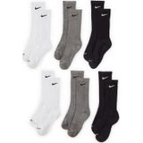 Nike - Everyday Plus Cushion - Sportsokken - Wit - Dri-FIT - 12 Stuks