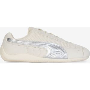 PUMA - Speedcat Premium Sneakers - Zilver - Mesh en Leren Bovenwerk