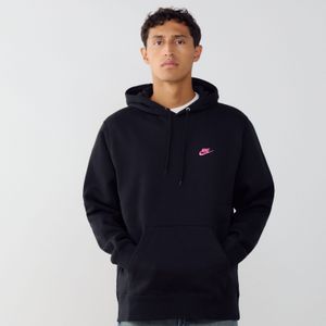 Nike - Hoodie Club Small Logo - Zwart - Heren