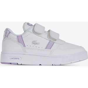 Sneakers Lacoste T-clip Signature Lilac- Baby  Wit/paars  Unisex
