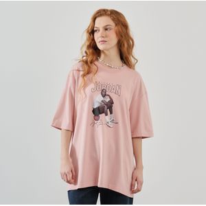 Jordan Tee Shirt Print Mj  Roze  Dames