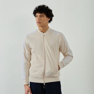 adidas  Jacket Tracktop Fz Superstar Beige/wit Heren