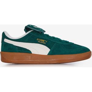 Puma - Palermo Premium Suede - Sneakers - Groen/Wit - Dames