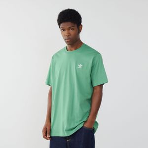 adidas  Tee Shirt Essential Trefoil Groen/roze Heren