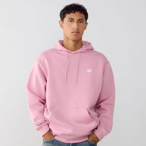 New Balance Hoodie Small Logo  Roze/wit  Heren