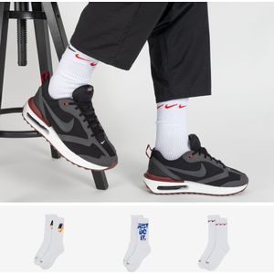 Nike Sokken X3 Everyday Plus Crew  Wit/meerkleurig  Heren