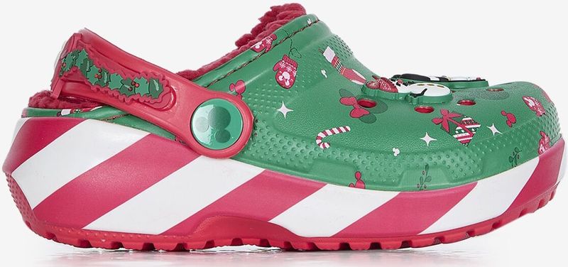 Crocs - Toddlers' Mickey Holiday Lined Classic - Klompen - Multi - Pluche Voering