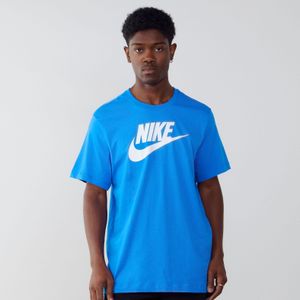 Nike - ICON FUTURA - Shirt - Azuur/Wit - Sportshirt