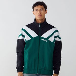 Adidas Originals - FZ Tracktop Jacket - Groen Zwart Wit - Geometrisch Design