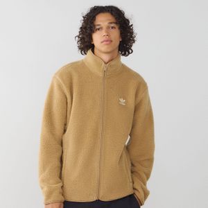 adidas - Jacket FZ Teddy Fleece - Bruin - Heren