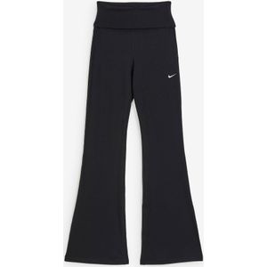 Nike Pant Wide Leg Chill Knit  Zwart  Dames