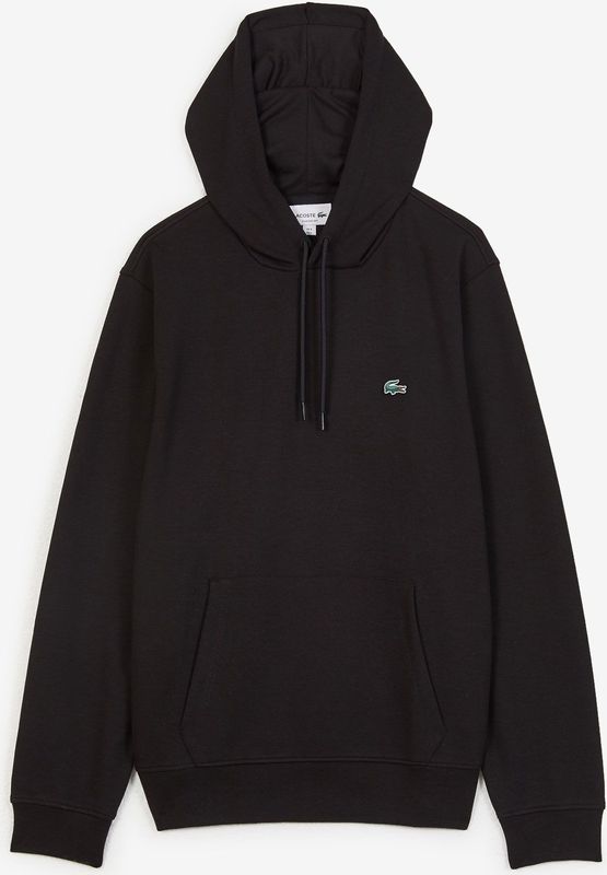 Lacoste Double Knit Overhead Hoodie - Zwart- Heren, Zwart