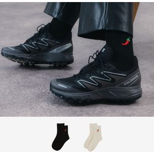 Courir Mid Crew Chilli 2set - Kinderen  Zwart/beige  Unisex