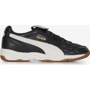 PUMA - King Indoor - Sneakers - Zwart/Wit - Leer - Vetersluiting