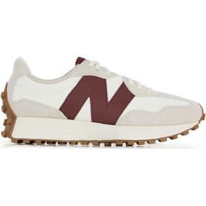 Sneakers New Balance 327 Wit  Wit/bordeauxrood  Dames