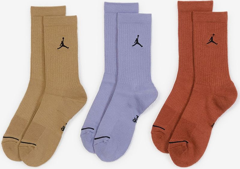 Jordan - Everyday Crew - Sokken - Bruin - 3 Pack