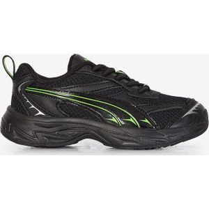 Sneakers Puma Morphic El - Kinderen  Zwart/groen  Unisex