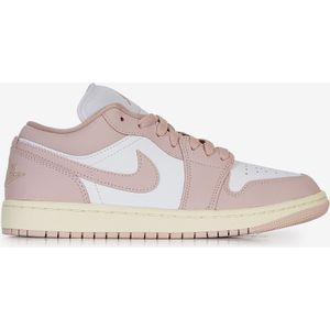 Sneakers Jordan Air Jordan 1 Low  Wit/roze  Dames