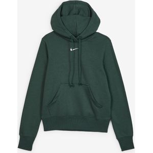 Nike Hoodie Club Centered Logo  Groen/wit  Dames