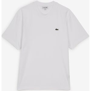 Lacoste Tee Shirt Classic Small Logo  Wit  Heren