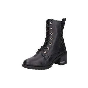 Mustang Schnürstiefelette Damen schwarz
