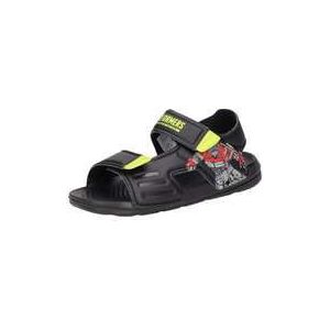 Transformers Badesandale Jungen schwarz