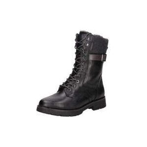 Jana Schnürstiefelette Damen schwarz