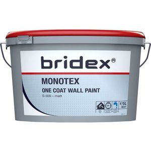 Bridex Monotex muurverf extra dekkend mat 5L RAL9010