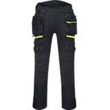 Portwest DX4 stretch werkbroek met afneembare holsterzakken + gratis kniestukken 58 zwart*