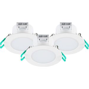 Sylvania Start LED badkamer inbouw spot 3-pack Vaste lens IP65 Wit (3 Stuks)