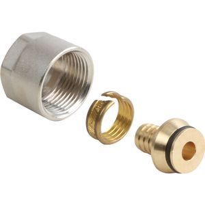 Klemkoppeling 3-delig euroconus 3/4"x16mm (2 Stuks)