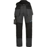 Portwest WX3 stretch werkbroek met holsterzakken + gratis kniestukken 54 grijs/zwart