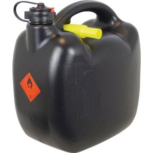 Benzinekan zwart 10L